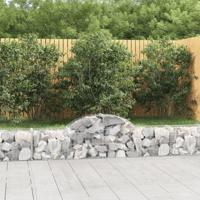 Schanskorven 7 st gewelfd 200x30x40/60 cm gegalvaniseerd ijzer - thumbnail