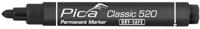 Pica 520/46 Permanent Marker rond zwart blister - PI52046SB - thumbnail