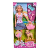 Simba pop Steffi Love Puppy Walk junior 29 cm roze 9 delig - thumbnail