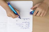 Faber Castell FC-149861 Schoolvulpen Scribolino LH Zwart/blauw - thumbnail