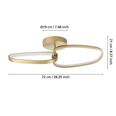 Stars of Light Design plafondlampLodosa goud - 72cm - 390204