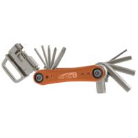 SuperB Multitool tb-fd40 17 functies 73 x 45 mm rvs oranje - thumbnail