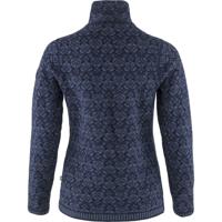 Fjallraven Snow Cardigan Fleece Dames Dark Navy XL - thumbnail