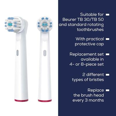 Beurer TB 30/50 Bürstenköpfe Sens. 4 10158 Opzetborstel voor elektrische tandenborstel Beurer TB 30/50 Bürstenköpfe Sens. 4 10158 Opzetborstel voor elektrische tandenborstel