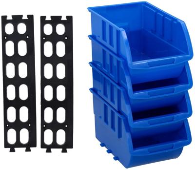 Kinzo 4 Stapelbakken XL met ophangrails