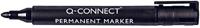 Q-CONNECT permanente marker, 2-3 mm, ronde punt, zwart - thumbnail