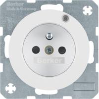 Berker wandcontactdoos penaarde LED controlelamp R1-R3 WT 6765092089 - thumbnail