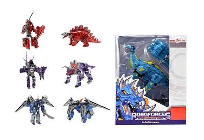 Dinosaurus verranderrobot in vensterdoos