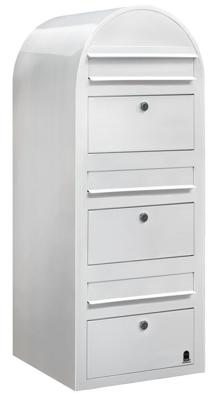 Bobi BrievenbusTrio 9016 Wit - 01.01.06.40