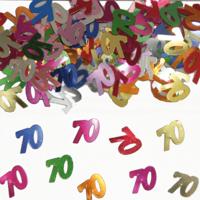 70 Jaar Tafeldecoratie / Sierconfetti - thumbnail