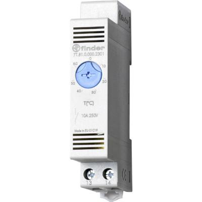 Finder Thermostaat voor schakelkastverwarming 7T.81.0.000.2301 250 V/AC 1x NO (l x b x h) 88.8 x 17.5 x 47.8 mm 1 stuk(s) Finder Thermostaat voor schakelkastverwarming 7T.81.0.000.2301 250 V/AC 1x NO (l x b x h) 88.8 x 17.5 x 47.8 mm 1 stuk(s)
