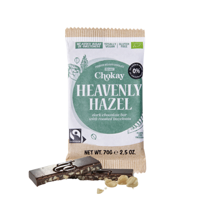 Chokay Heavenly Hazel Dark Chocolate Bar