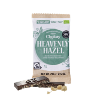 Chokay Heavenly Hazel Dark Chocolate Bar - thumbnail