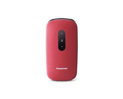 Mobiele Telefoon Panasonic KX-TU446EXR Rood Kastanjebruin