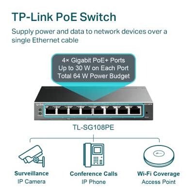 TP-Link TL-SG108PE Gigabit switch