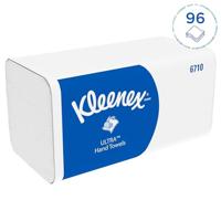 Handdoek kleenex ultra 3laags 215x318mm wit 6710 - thumbnail