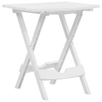 vidaXL Tuintafel inklapbaar 45,5x38,5x50 cm wit - thumbnail