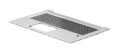 Ty Hp laptop toetsenbord qwer us + top cover - zilver