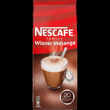 Nescafe Wiener Melange Family oploskoffie 20 koppen 280g bij Jumbo