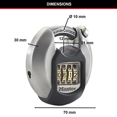 Master Lock P23615 Hangslot Zilver, Zwart - thumbnail