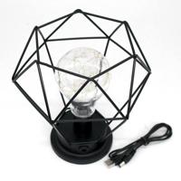 Minimalistische koperen lamp slaapkamer huis smeedijzeren tafel lamp specificatie: USB - thumbnail