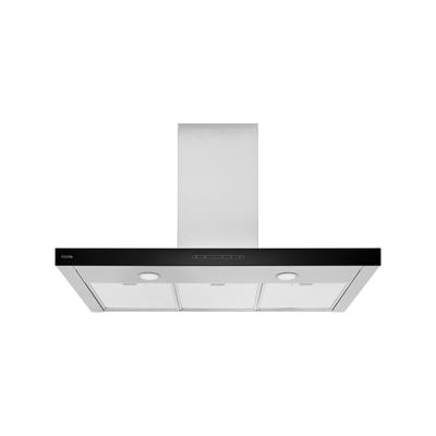 ETNA AB790RVS afzuigkap 609 m³/uur Muurmontage Zwart, Roestvrijstaal A