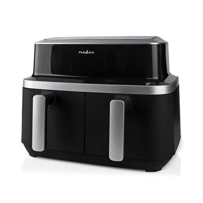 Nedis KAAF320BK Airfryer 8.4 l 2600 W Timerfunctie, Oververhittingsbeveiliging, BPA-vrij Zwart Nedis KAAF320BK Airfryer 8.4 l 2600 W Timerfunctie, Oververhittingsbeveiliging, BPA-vrij Zwart