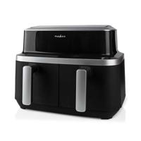 Nedis KAAF320BK Airfryer 8.4 l 2600 W Timerfunctie, Oververhittingsbeveiliging, BPA-vrij Zwart - thumbnail