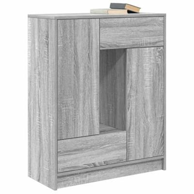 Dressoir met lades en deuren 73x31x90 cm grijs Sonoma