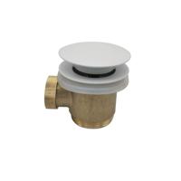 Losse Clickwaste Wiesbaden Luxe Compleet 5/4 tbv Vrijstaand Bad Glans Wit - thumbnail