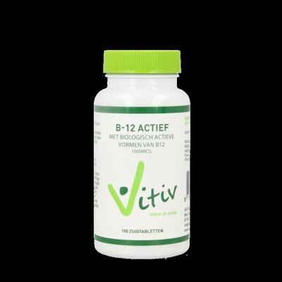 Vitiv Vitamine B12 actief 100 Zuigtabletten