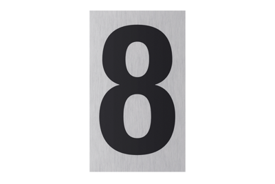 Metafranc Cijfer 8 Alu - WU0507370