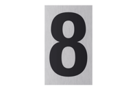 Metafranc Cijfer 8 Alu - WU0507370 - thumbnail