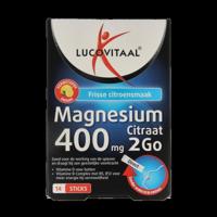 Lucovitaal Magnesium citraat 400mg 2go sticks 14 Stuks - thumbnail