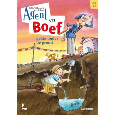 Boek AVI E3 Agent en Boef Gekte Onder de Grond Boek AVI E3 Agent en Boef Gekte Onder de Grond