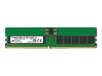Micron MTC20F1045S1RC48BA2R Werkgeheugenmodule voor PC DDR5 32 GB 1 x 32 GB 4800 MHz 288-pins DIMM CL40 MTC20F1045S1RC48BA2R