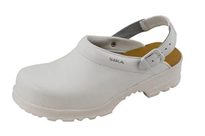 SIKA 8985 Flex LBS Klomp Open Hak met Strap SB Wit - Maat 47 - 16.089.017.47