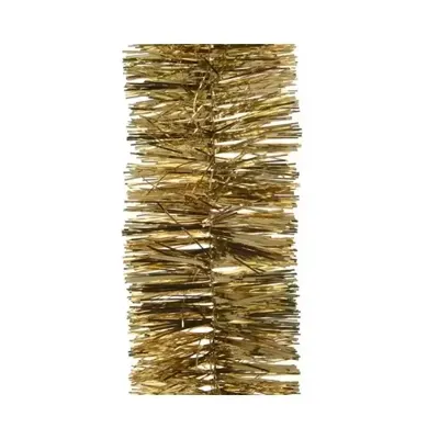 Guirlande Lametta 270cm Ø7cm Licht Goud Guirlande Lametta 270cm Ø7cm Licht Goud