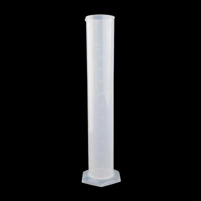 1000mL PP kunststof tuit afstuderen meten cilinder met zeshoekige Base (transparant)