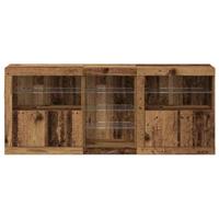 Dressoir Oud hout 162 x 37 x 67 cm Bewerkt hout - thumbnail