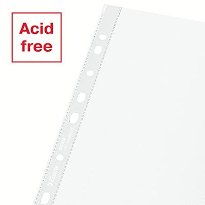 Esselte geperforeerde showtas, 100 % gerecycleerd, ft A4, 70 micron, doos van 20 stuks