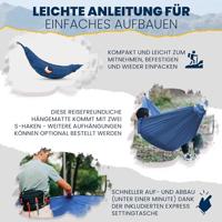 Ticket to the moon Compact Hammock Hangmat Royal Blue - thumbnail