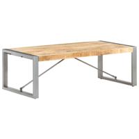 Salontafel 120x60x40 cm ruw mangohout - thumbnail