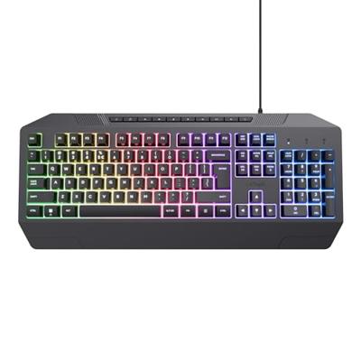 Trust GXT 836 Evocx Verlicht gaming-toetsenbord Toetsenbord Zwart - thumbnail