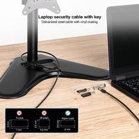 Veiligheidskabel TooQ TQCLKC0045-G 1,5 m - thumbnail