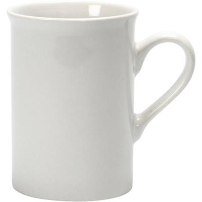 Creativ Company Mokken, h: 10 cm, d 7,4 cm, wit, 2 stuk/ 1 doos