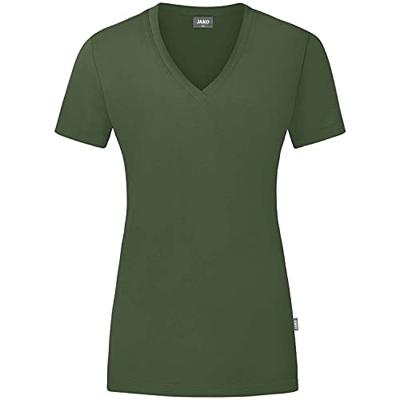 JAKO C6120D T-Shirt Organic Dames - Olijf - 48