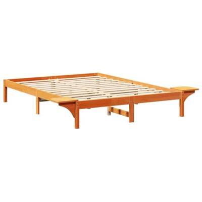 Bedframe Wasbruin 160 x 200 cm Massief grenenhout