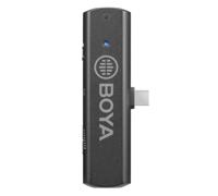 Boya 2.4 ghz duo lavalier microfoon draadloos by-wm4 pro-k6 voor android - thumbnail