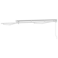 VidaXL Zijde frame wit 2,5 x 2 m poedercoating staal - thumbnail